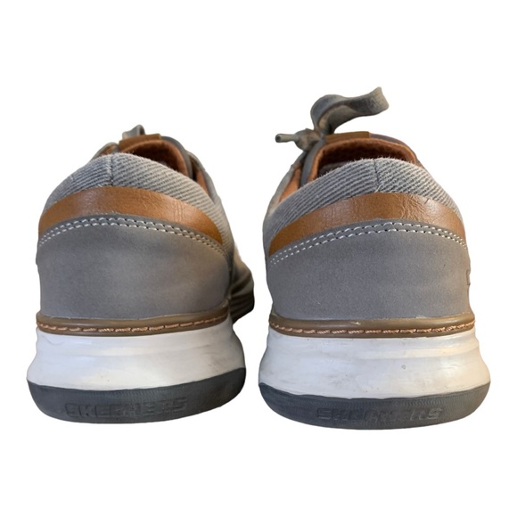 Skechers Men's Ederson Sneaker gray size 9.5 - Picture 9 of 11